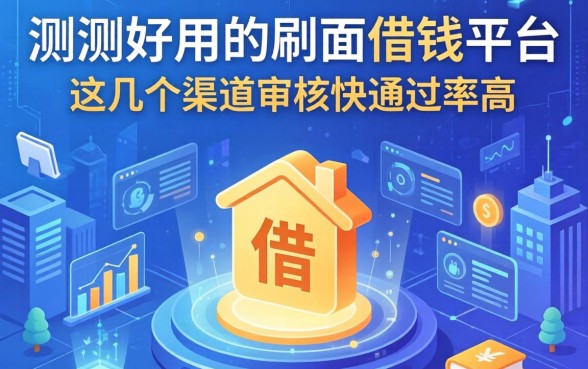 实测好用的刷面借钱平台，这几个渠道审核快通过率高