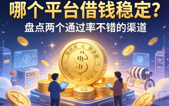 哪个平台借钱稳定？盘点两个通过率不错的渠道