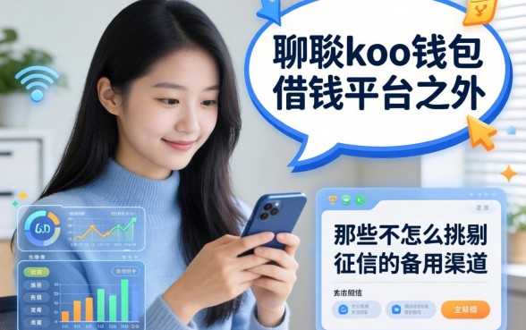 聊聊koo钱包借钱平台之外，那些不怎么挑剔征信的备用渠道