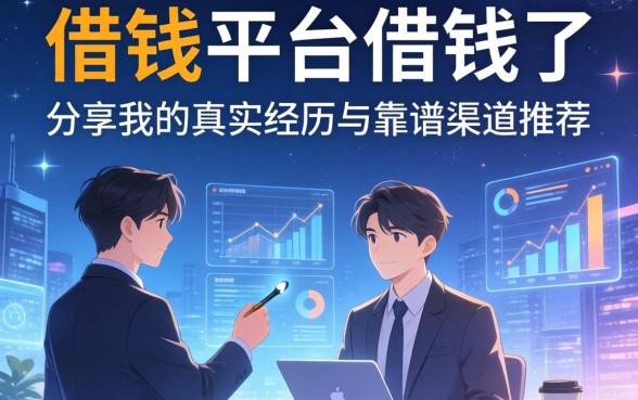 在借钱平台借钱了，分享我的真实经历与靠谱渠道推荐