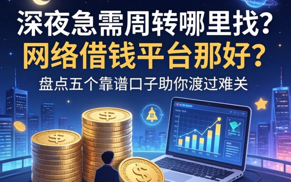 深夜急需周转哪里找？网络借钱平台那好？盘点五个靠谱口子助你渡过难关