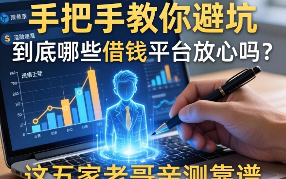 手把手教你避坑：到底哪些借钱平台放心吗？这五家老哥亲测靠谱