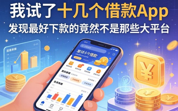 我试了十几个借款app，发现最好下款的竟然不是那些大平台