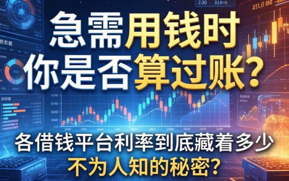 急需用钱时你是否算过账？各借钱平台利率到底藏着多少不为人知的秘密？