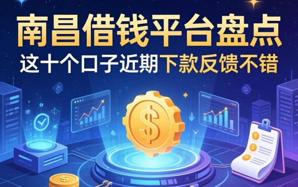 南昌借钱平台盘点：这十个口子近期下款反馈不错
