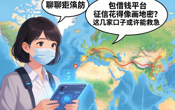 聊聊和包借钱平台：征信花得像画地图？这几家口子或许能救急