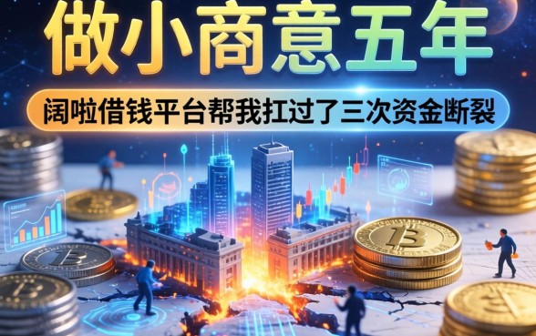 做小生意五年，阔啦借钱平台帮我扛过了三次资金断裂