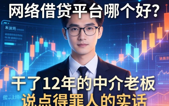 网络借钱平台哪个好？干了12年的中介老板说点得罪人的实话