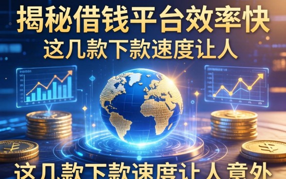 揭秘借钱平台效率快，这几款下款速度让人意外