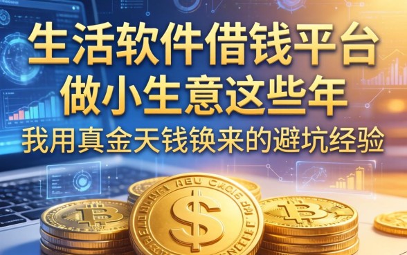 生活软件借钱平台：做小生意这些年，我用真金白银换来的避坑经验
