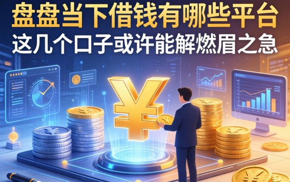 盘点当下借钱有哪些平台，这几个口子或许能解燃眉之急