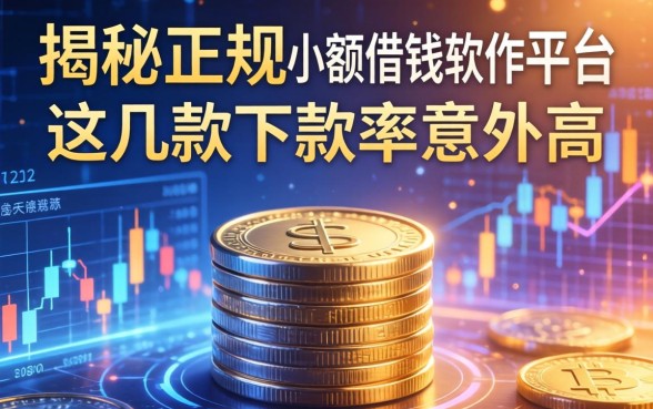 揭秘正规小额借钱软件平台：这几款下款率意外高