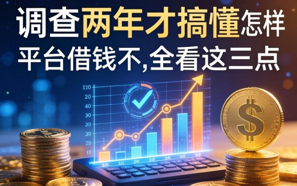 调查两年才搞懂：怎样在平台借钱不被坑，全看这三点
