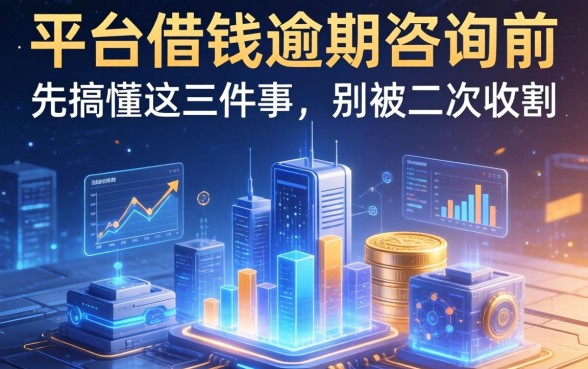 平台借钱逾期咨询前，先搞懂这三件事，别被二次收割