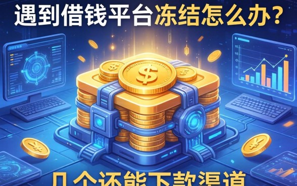 遇到借钱平台冻结怎么办？分享几个还能下款的渠道