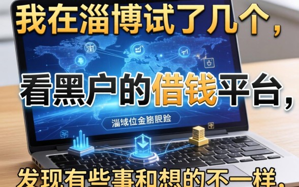 我在淄博试了几个不看黑户的借钱平台，发现有些事和想的不一样