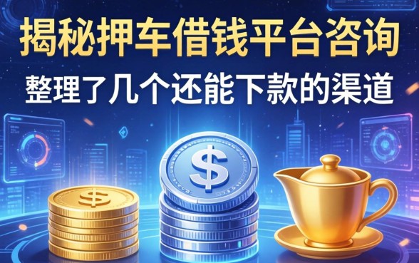揭秘押车借钱平台咨询：整理了几个还能下款的渠道