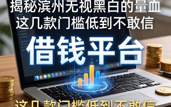 揭秘滨州无视黑白的借钱平台，这几款门槛低到不敢信