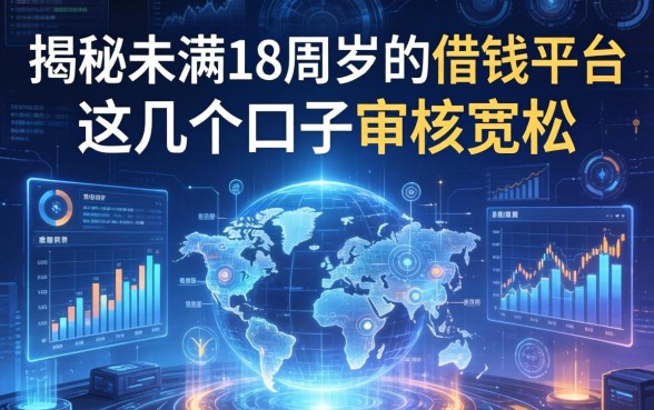 揭秘未满18周岁的借钱平台，这几个口子审核宽松