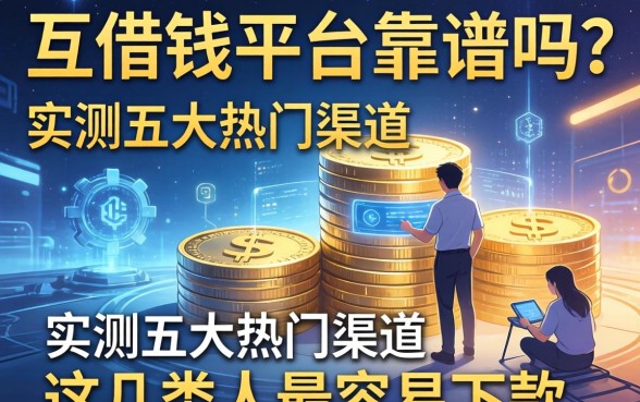 互借钱平台靠谱吗？实测五大热门渠道，这几类人最容易下款