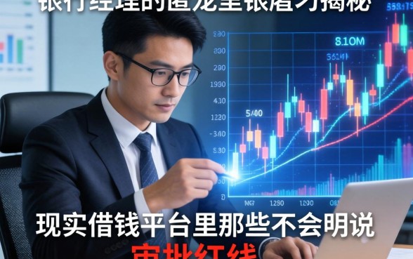 银行经理匿名揭秘：现实借钱平台里那些不会明说的审批红线