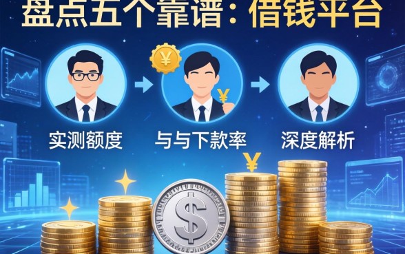 盘点五个靠谱的借钱平台姓名，实测额度与下款率深度解析