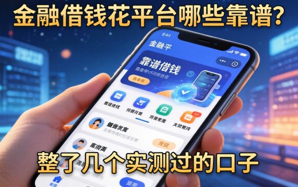手机借钱花平台哪些靠谱？整理了几个实测过的口子