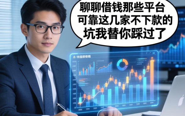 聊聊借钱那些平台可靠：这几家不下款的坑我替你踩过了