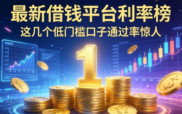 最新借钱平台利率榜公布，这几个低门槛口子通过率惊人