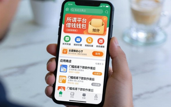 我翻烂了手机应用商店，发现所谓平台借钱钱包和门槛低易下款软件背后，全是精心设计的算计