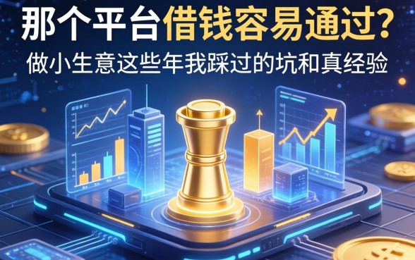 那个平台借钱容易通过？做小生意这些年我踩过的坑和真经验