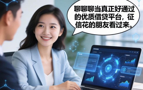 聊聊那些真正好通过的优质借钱平台，征信花的朋友看过来