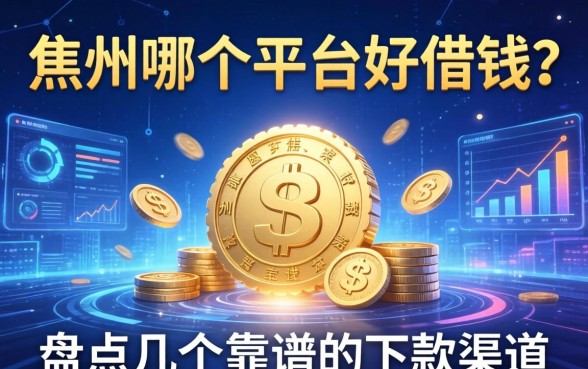 焦作哪个平台好借钱？盘点几个靠谱的下款渠道