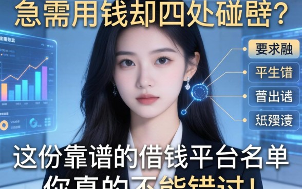 急需用钱却四处碰壁？这份靠谱的借钱平台名单你真的不能错过！