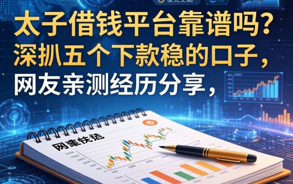 太子借钱平台靠谱吗？深扒五个下款稳的口子，网友亲测经历分享