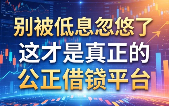 别被低息忽悠了，这才是真正的公正借钱平台