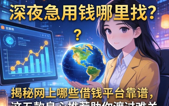 深夜急用钱哪里找？揭秘网上哪些借钱平台靠谱，这五款良心推荐助你渡过难关