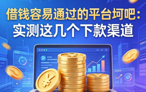 借钱容易通过的平台贴吧：实测这几个下款渠道