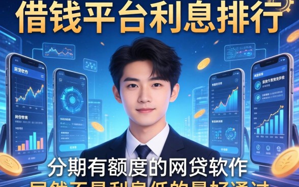 我翻遍了借钱平台利息排行，发现分期有额度的网贷软件居然不是利息低的最好通过
