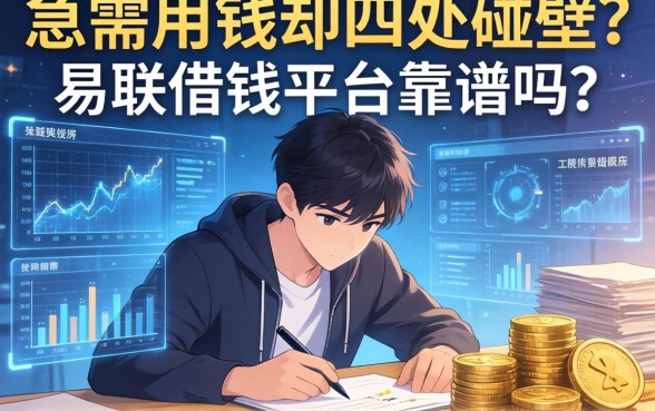 急需用钱却四处碰壁？易联借钱平台靠谱吗？揭秘那些不为人知的下款真相与备用选择