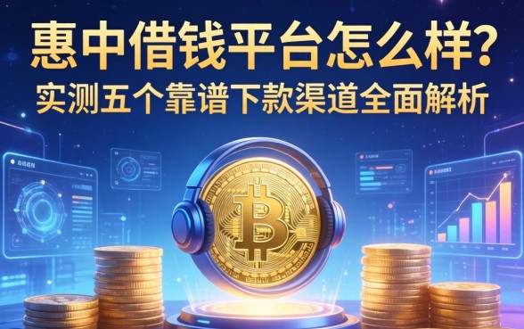 惠中借钱平台怎么样？实测五个靠谱下款渠道全面解析