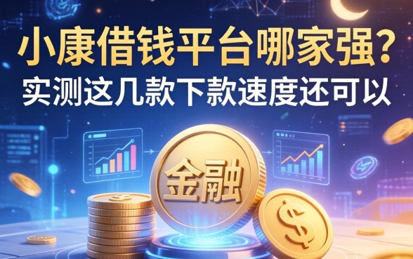 小康借钱平台哪家强？实测这几款下款速度还可以