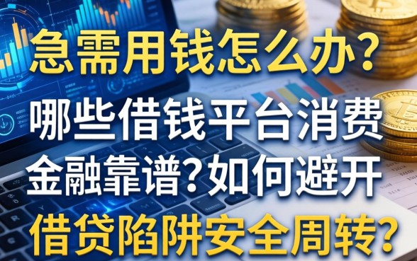 急需用钱怎么办？哪些借钱平台消费金融靠谱？如何避开借贷陷阱安全周转？