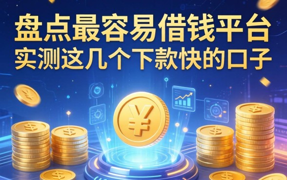 盘点最容易借钱平台分享，实测这几个下款快的口子
