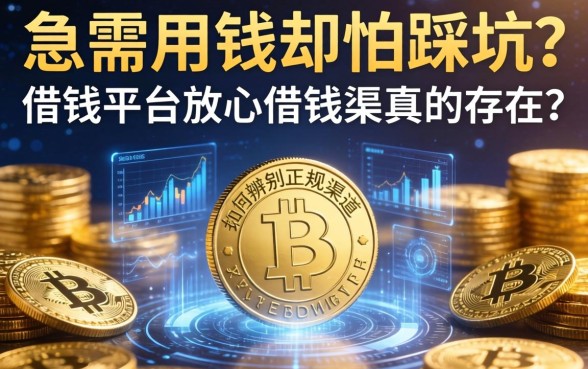 急需用钱却怕踩坑？如何辨别正规渠道？借钱平台放心借钱真的存在吗？