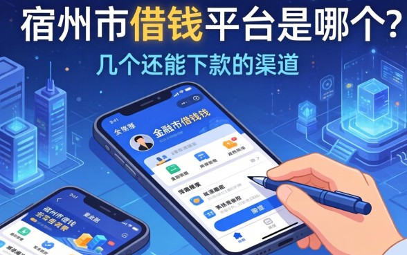 宿州市借钱的平台是哪个？整理几个还能下款的渠道