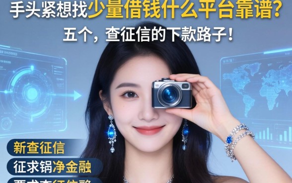 手头紧想找少量借钱什么平台靠谱？分享五个不查征信的下款路子
