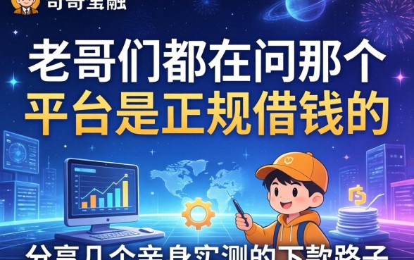 老哥们都在问那个平台是正规借钱的，分享几个亲身实测的下款路子