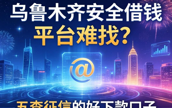 在乌鲁木齐安全借钱平台难找？分享五个不查征信的好下款口子