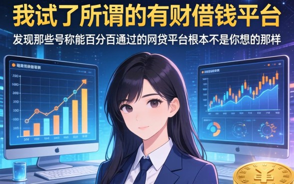 我试了所谓的有财借钱平台，发现那些号称能百分百通过的网贷平台根本不是你想的那样